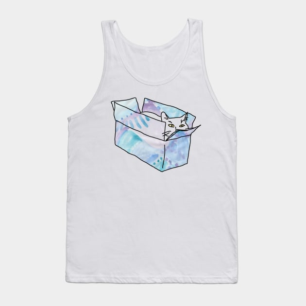 Cat in a MAGIC box Tank Top by HFGJewels
